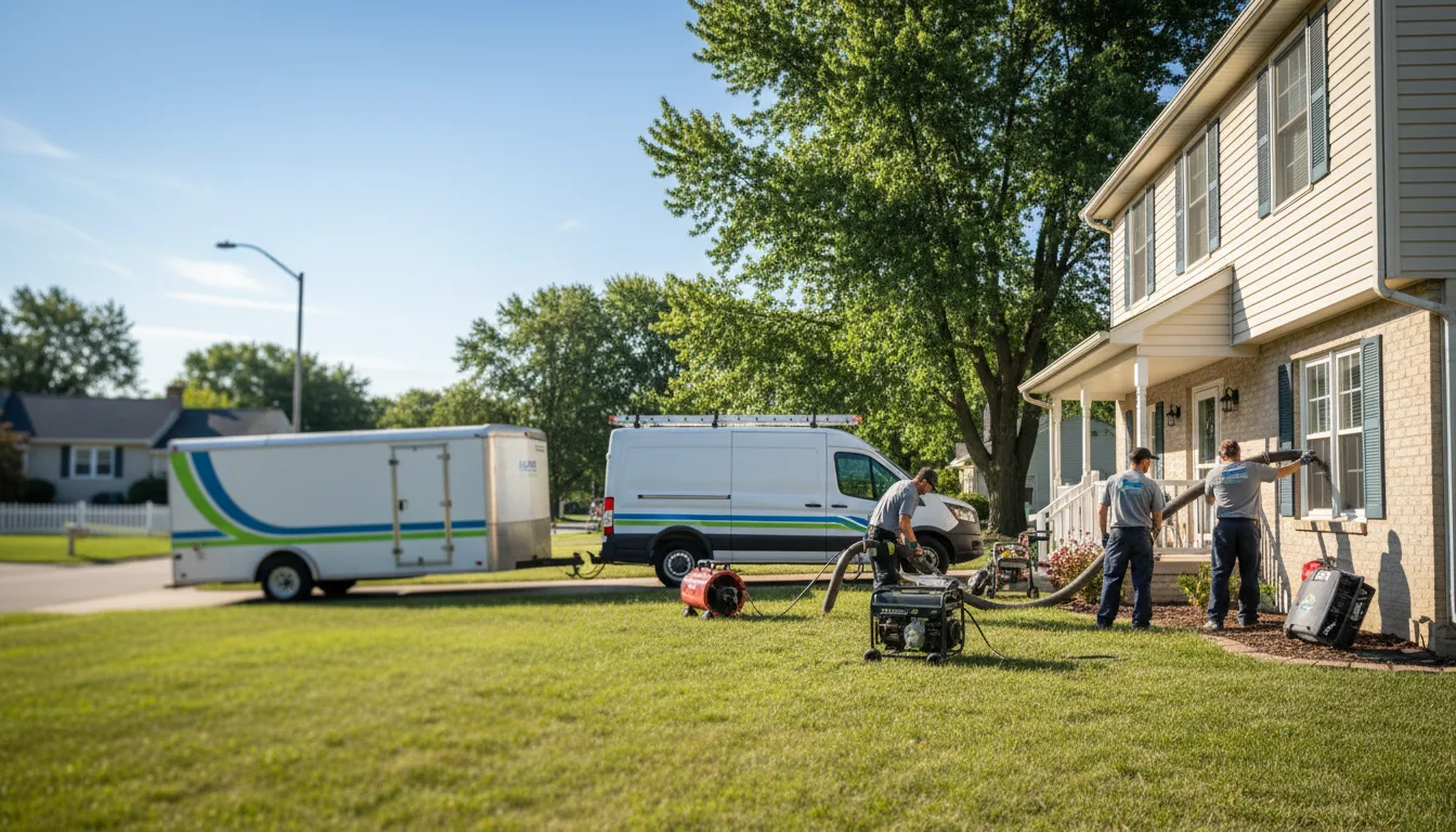 Flooded Basement Restoration And Cleanup With Repair in Lena, IL near me